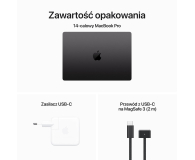 Apple MacBook Pro M3 Pro/18GB/512/Mac OS Gwiezdna Czerń 14R GPU - 1192967 - zdjęcie 10